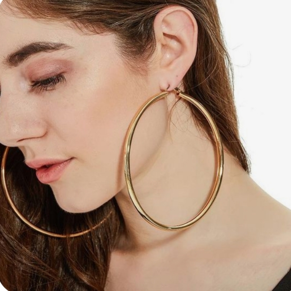 70s Disco Funk Afro-pop Hoop Earrings